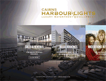 Tablet Screenshot of harbourlights.com.au